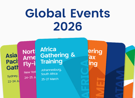 Announcing our 2026 global events programme